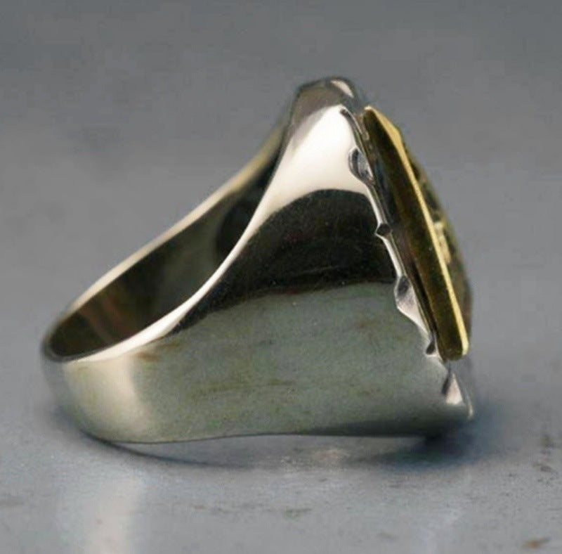 Alloy Ring Triangle Eye Of God