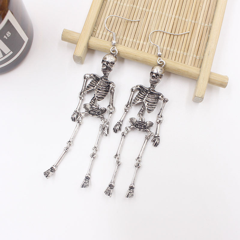 Women's Vintage Fashion Skull Shape Earrings