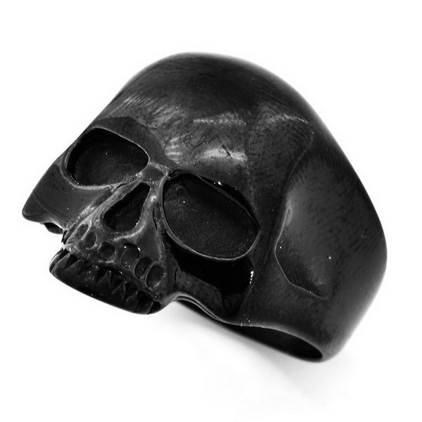 Stainless steel skull ring