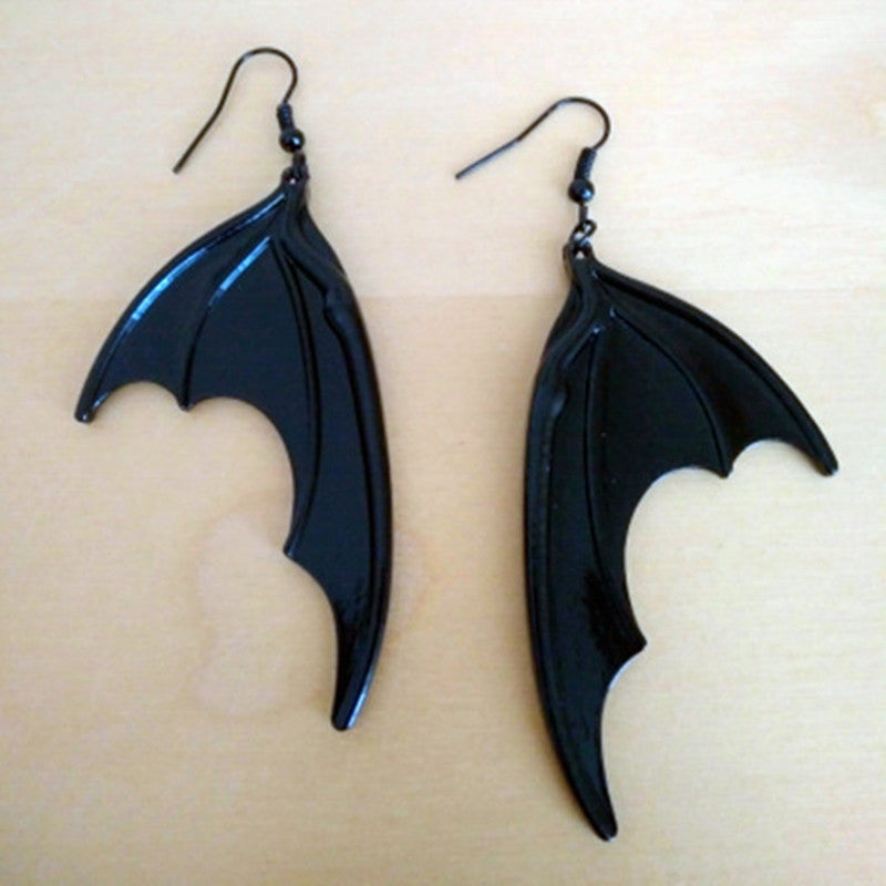 Vintage Vampire Bat Wings Shaped Earrings