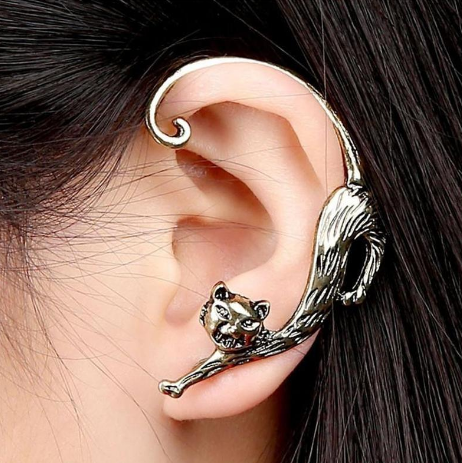 1 PC Cat Tail Twist Ear Ring