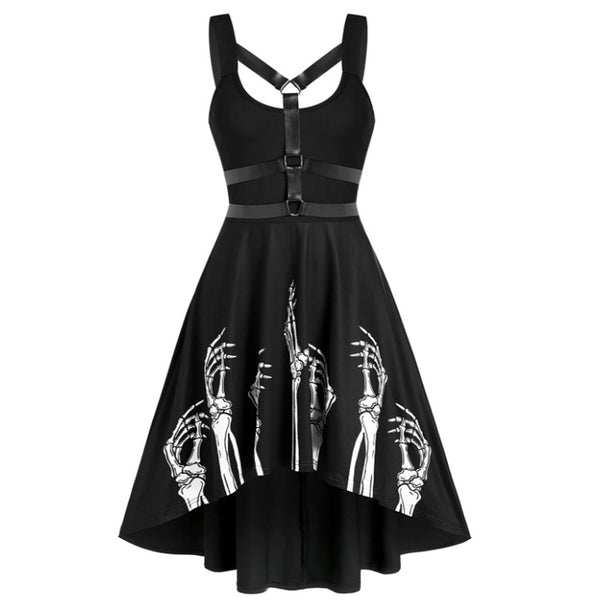Women's Fashion Vintage Print Dress