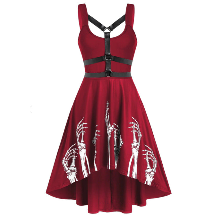 Women's Fashion Vintage Print Dress