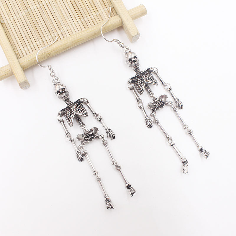 Women's Vintage Fashion Skull Shape Earrings