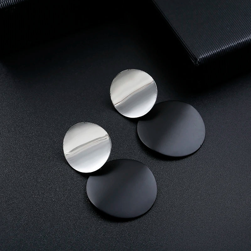 Big Round Clip on Earrings