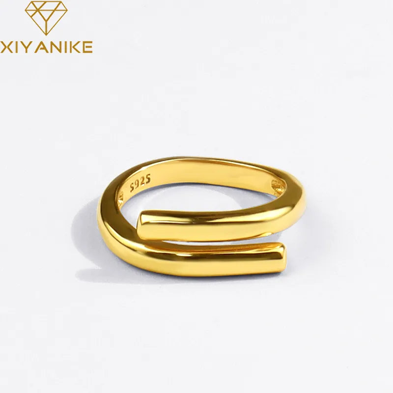 XIYANIKE Double Layer Ring