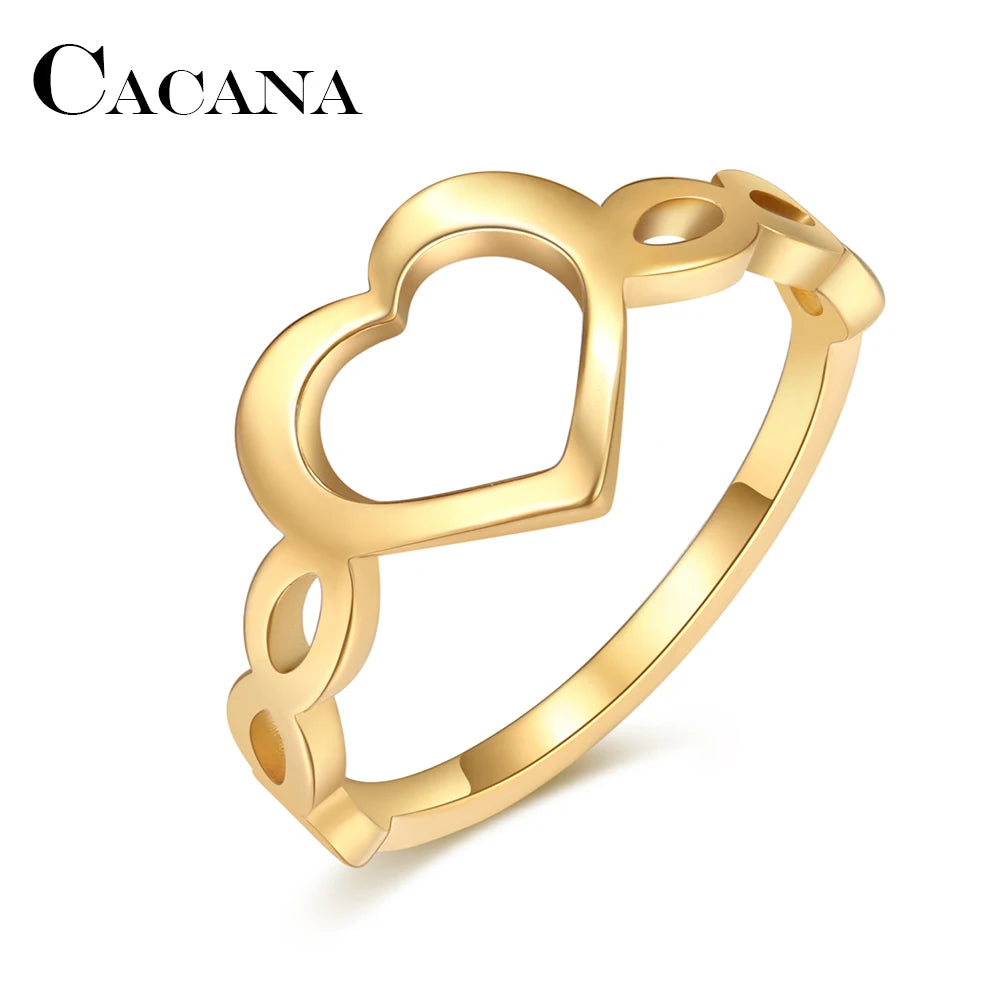 CACANA Heart Ring