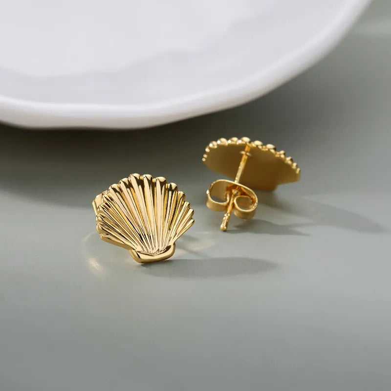 Minimalist Shell Earrings