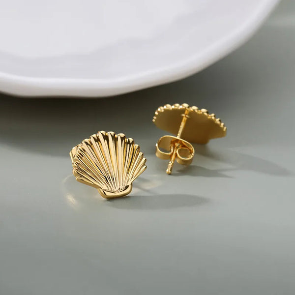 Minimalist Shell Earrings