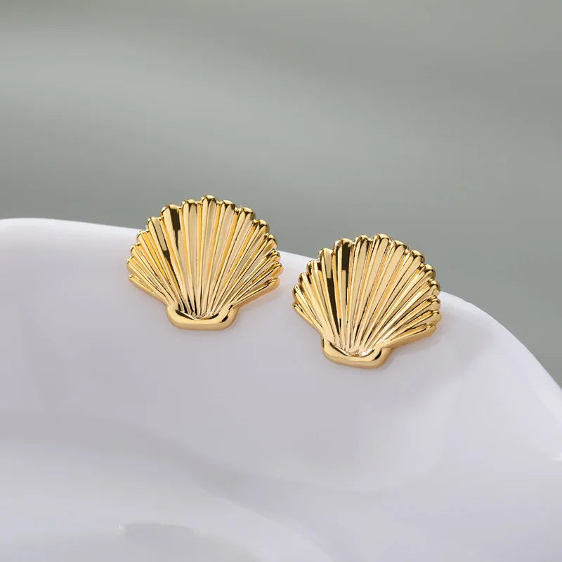 Minimalist Shell Earrings