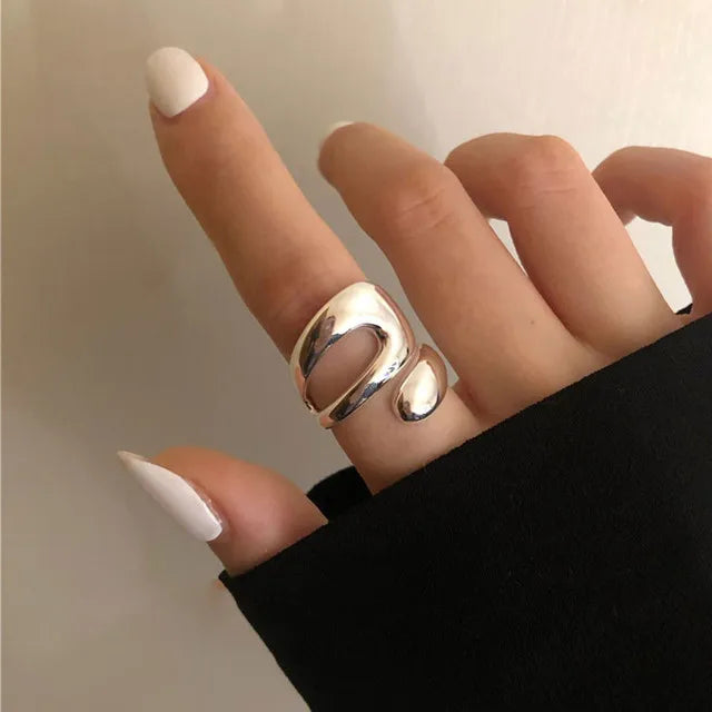 hollow out chain Jewelry Beautiful Finger Open Ring