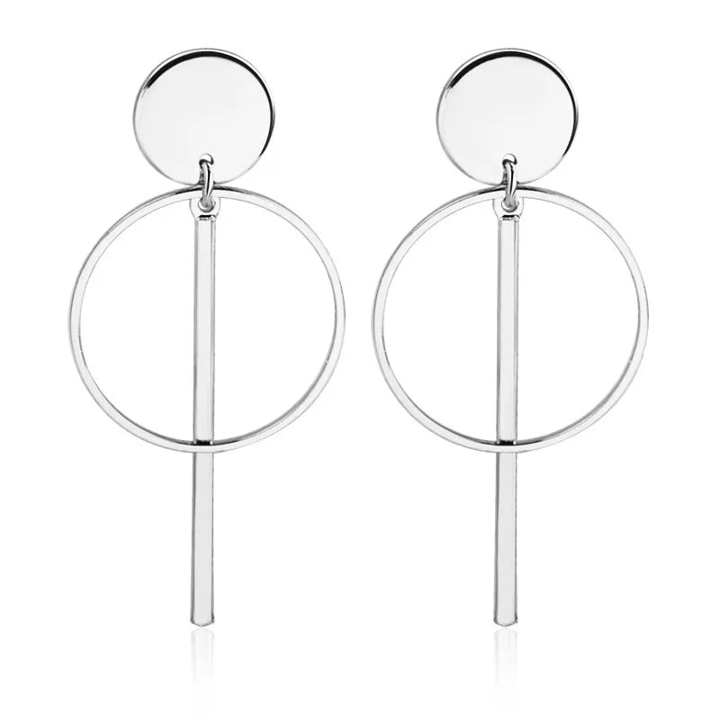 Long Circle earrings