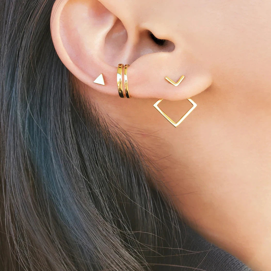 Ear Jackets Front and Back Earrings