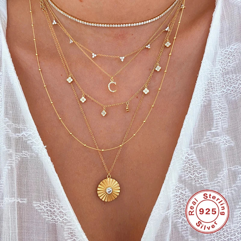 CANNER Three Diamond Clavicle Necklace