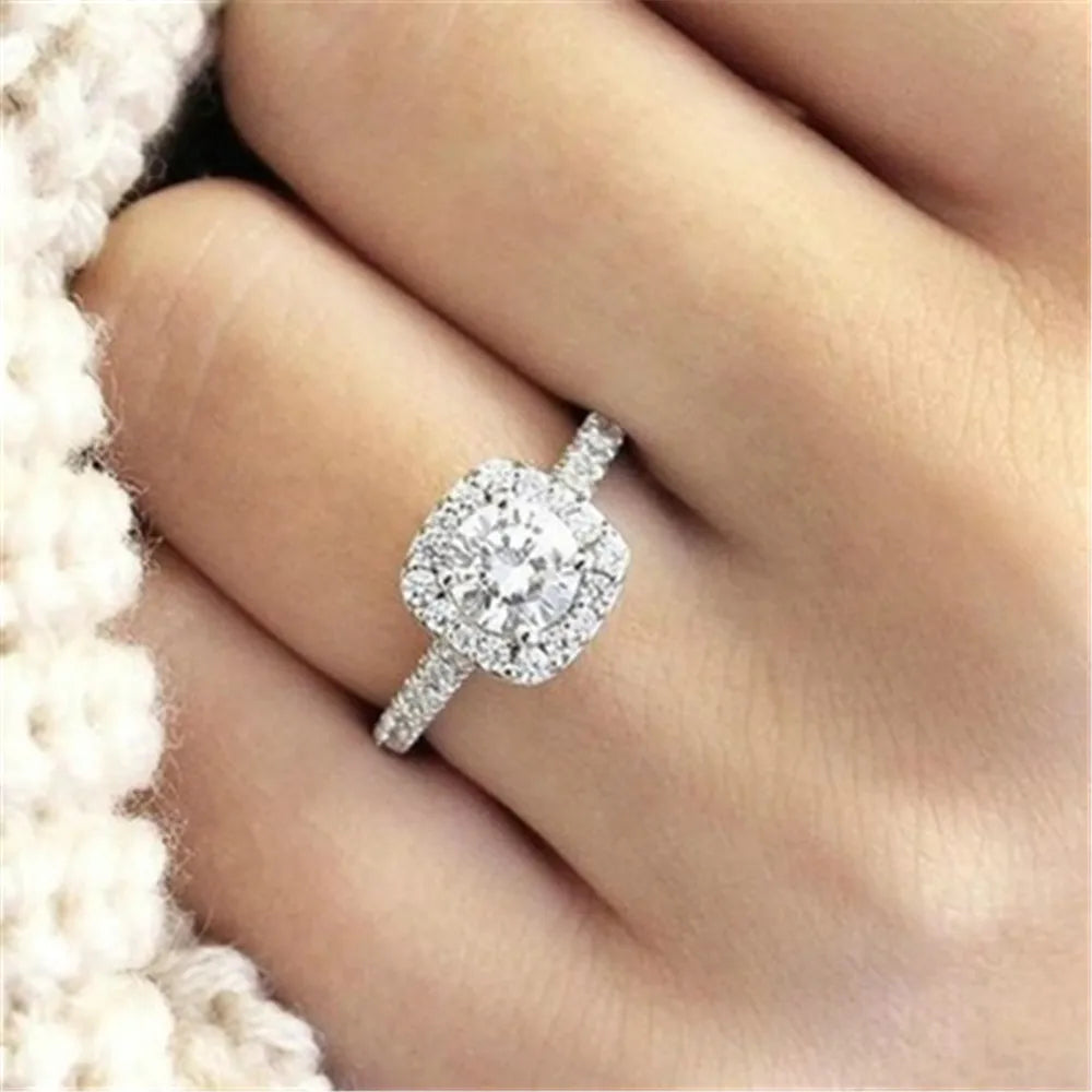 Romantic Vow Sincere Commitment Engagement Rings