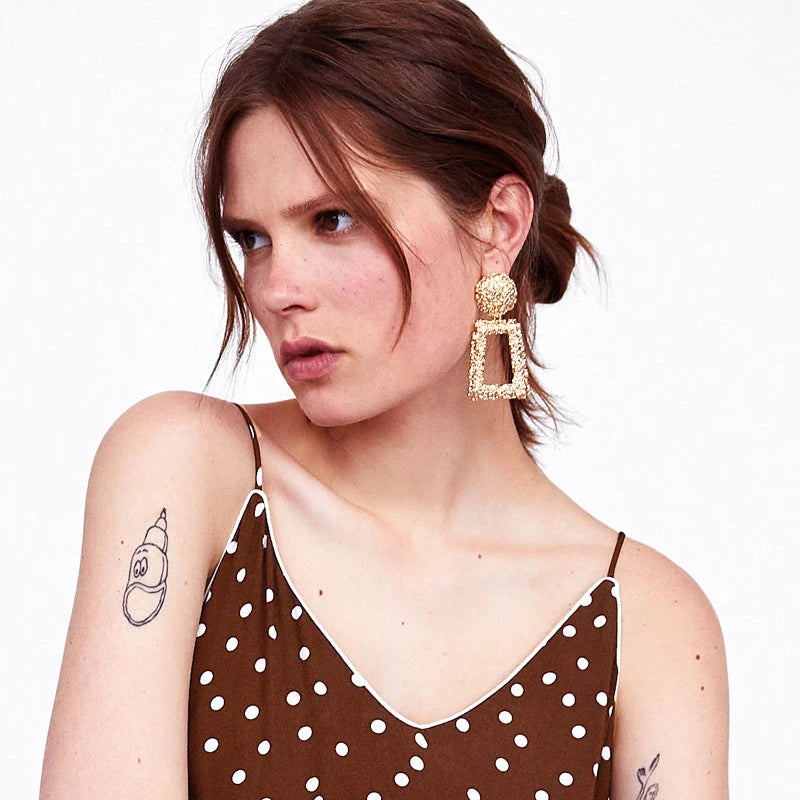 Big Round Clip on Earrings