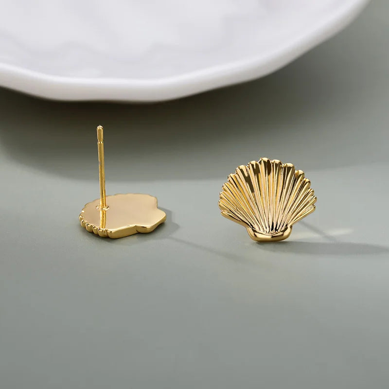 Minimalist Shell Earrings