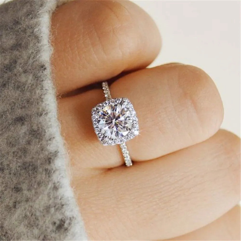 Romantic Vow Sincere Commitment Engagement Rings