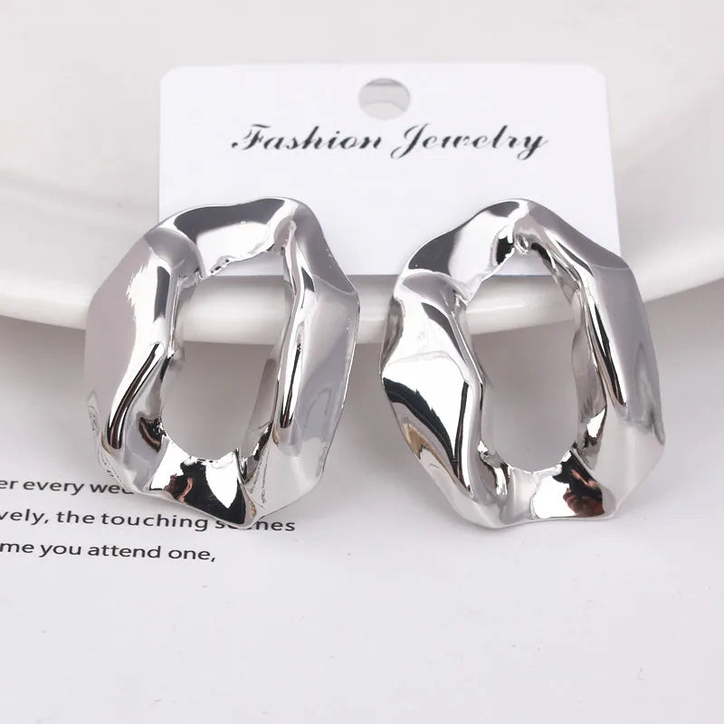 Square Stud Earrings