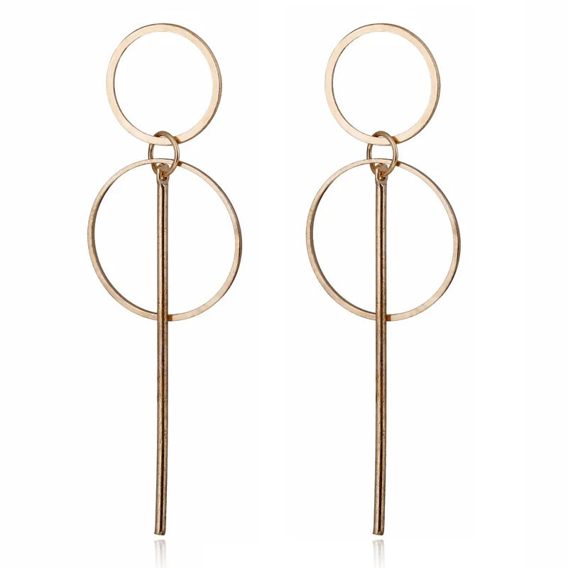 Long Circle earrings