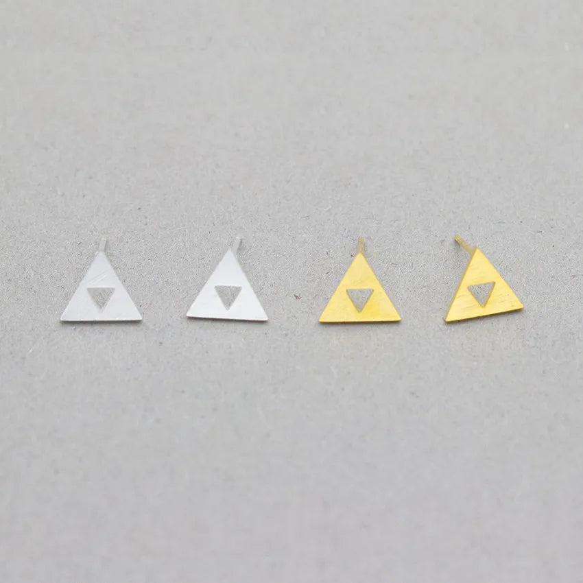 Triangle Stud Earrings