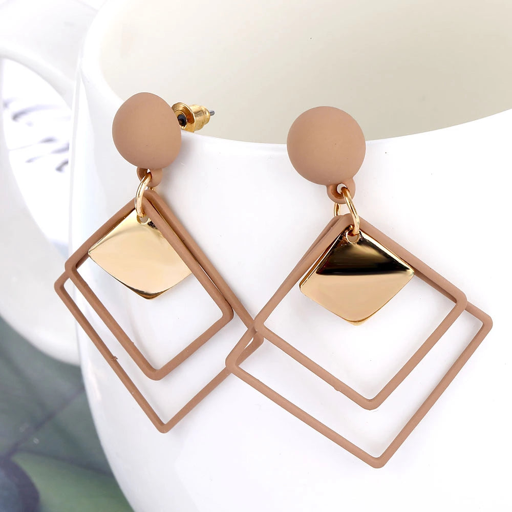 IPARAM Geometric Drop Earrings