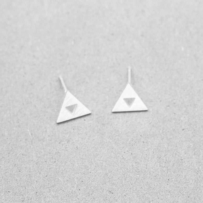 Triangle Stud Earrings