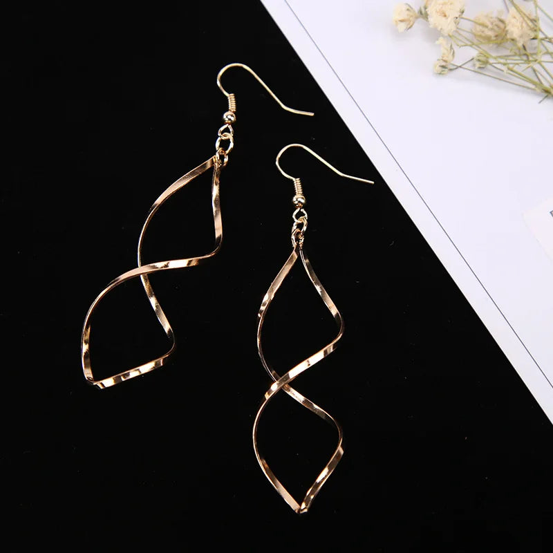 Spiral Drop Earrings