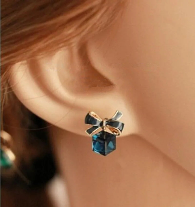 Bowknot  Square Bow Earrings
