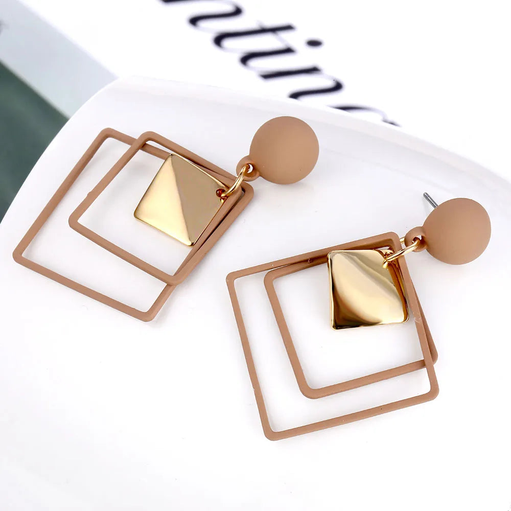 IPARAM Geometric Drop Earrings