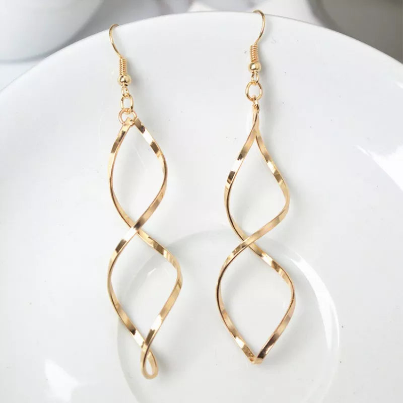 Spiral Drop Earrings