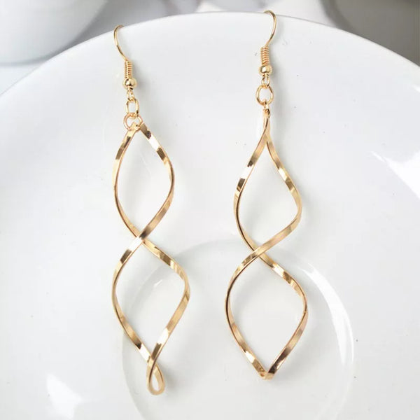 Spiral Drop Earrings