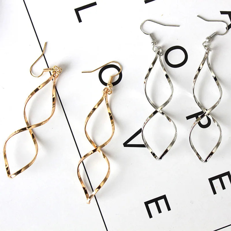Spiral Drop Earrings