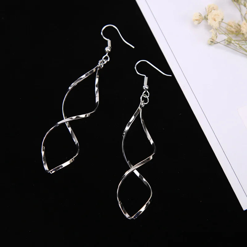 Spiral Drop Earrings