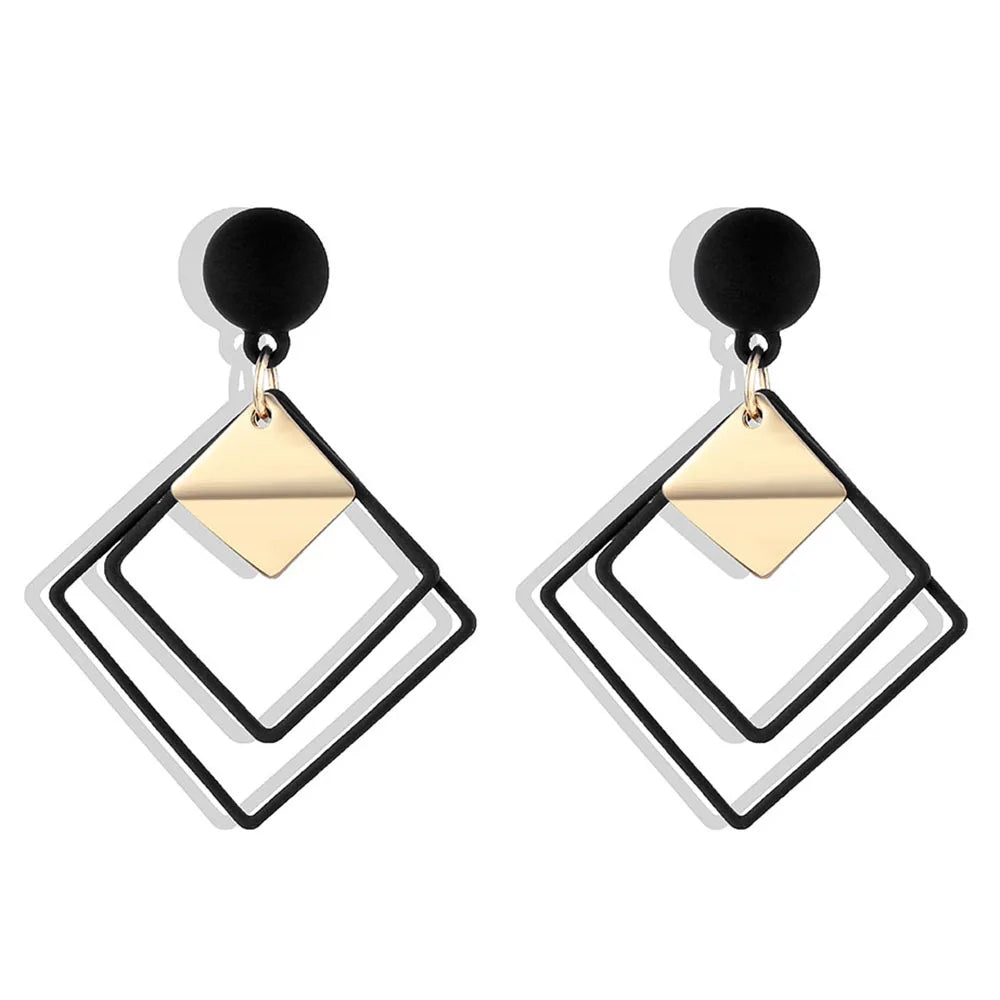 IPARAM Geometric Drop Earrings