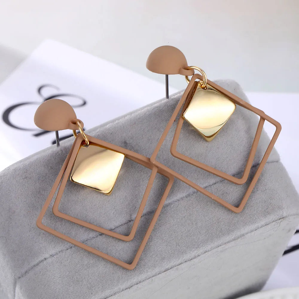 IPARAM Geometric Drop Earrings