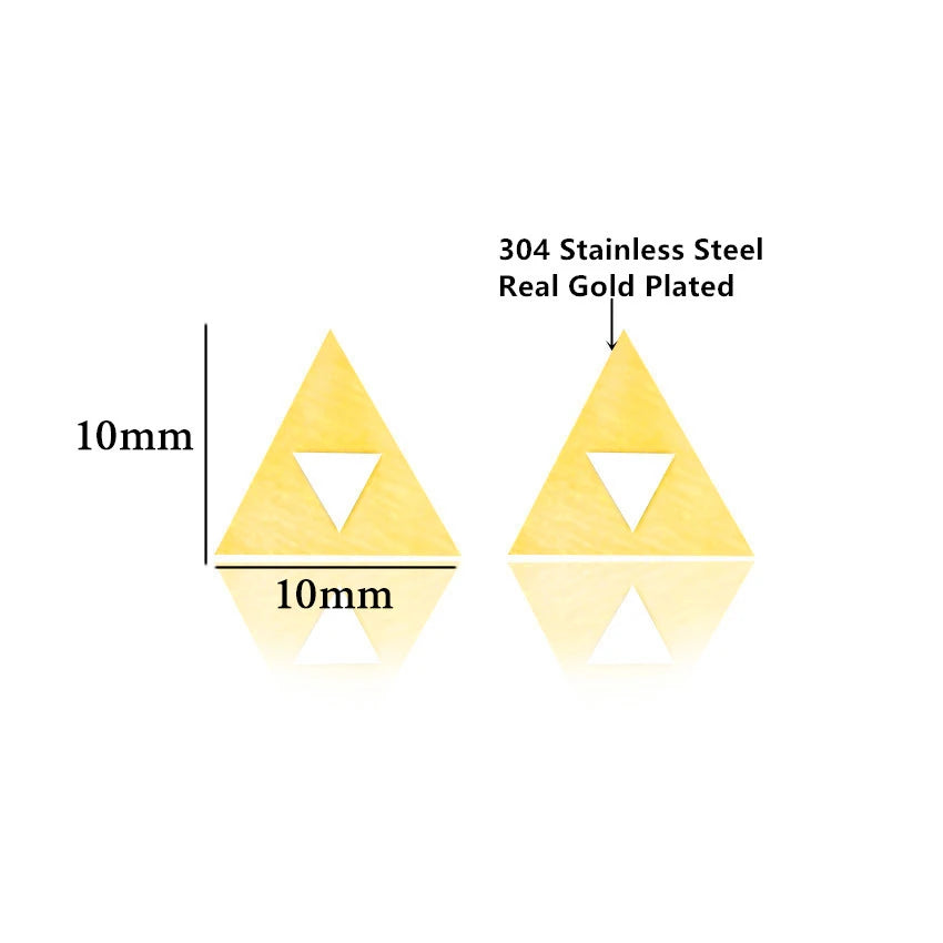 Triangle Stud Earrings