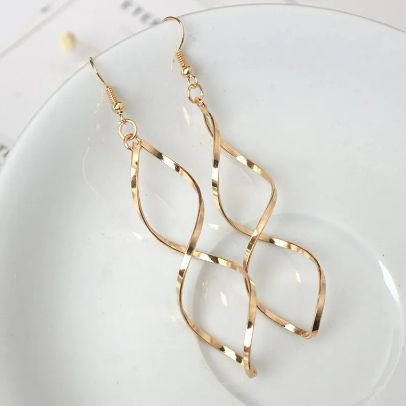 Spiral Drop Earrings