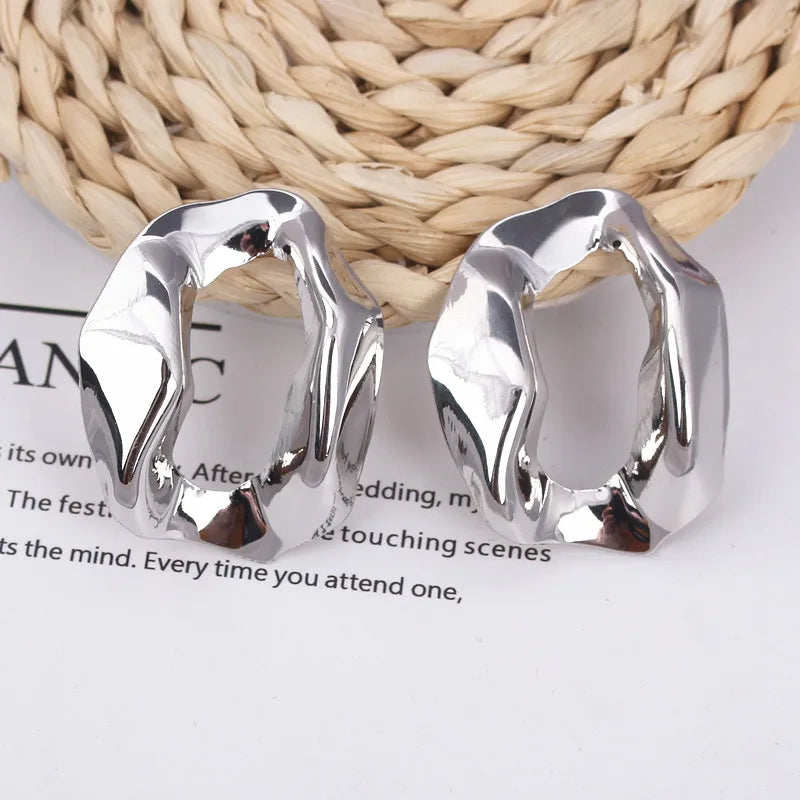 Square Stud Earrings