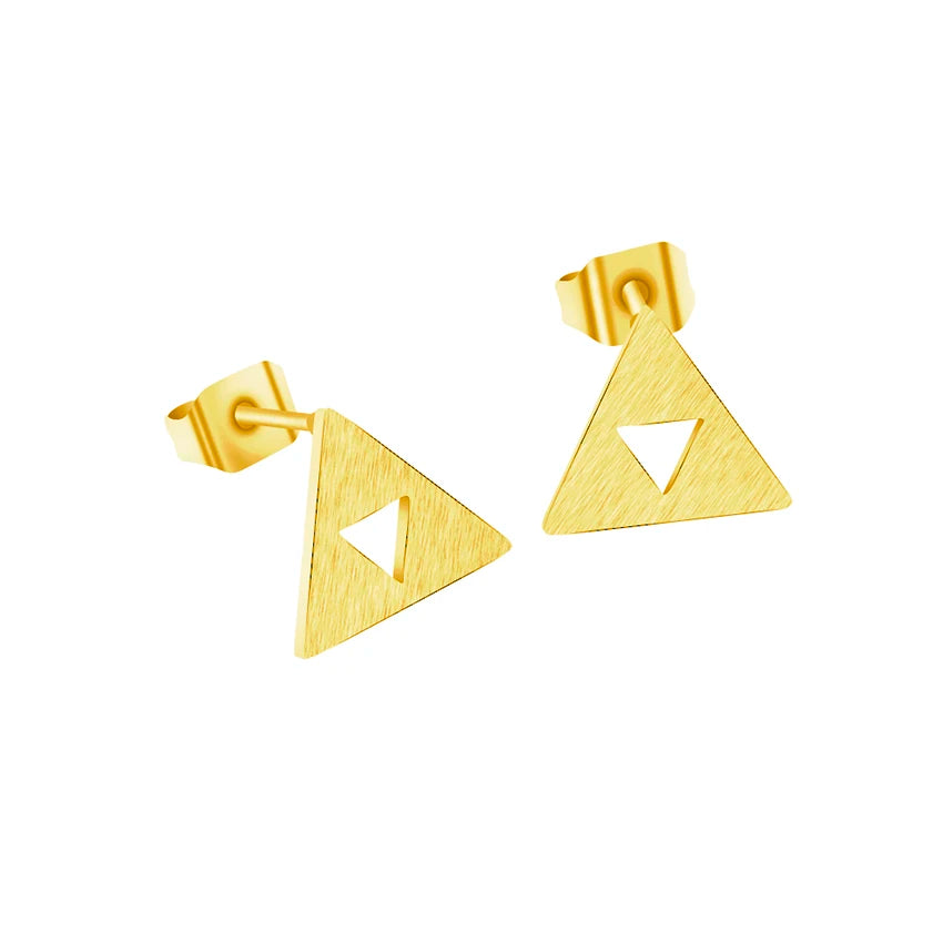 Triangle Stud Earrings