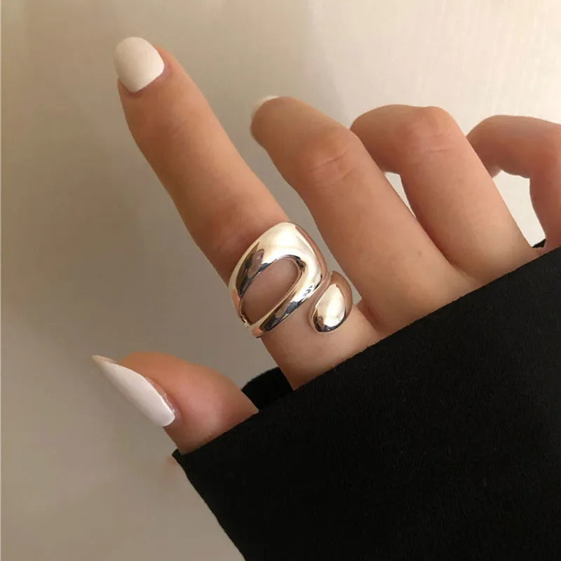 Minimalist Silver Colour Ring