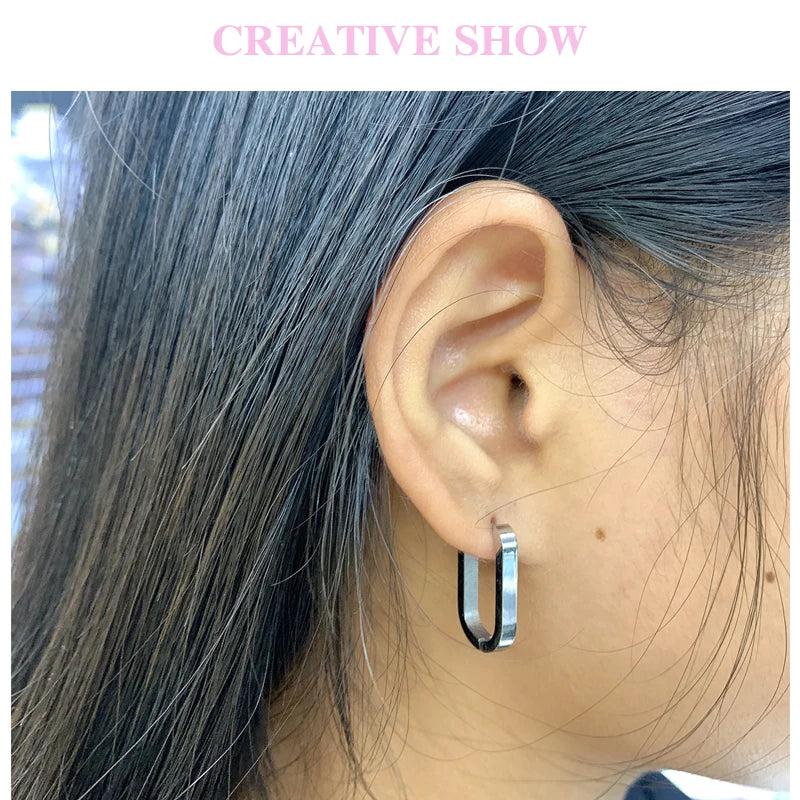 ZHUKOU hoop earrings