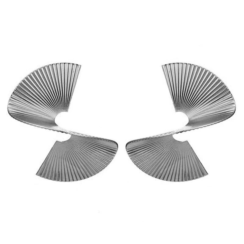 S Shaped Dangle Earrings