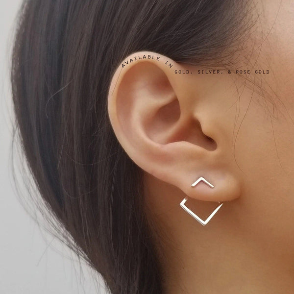 Ear Jackets Front and Back Earrings