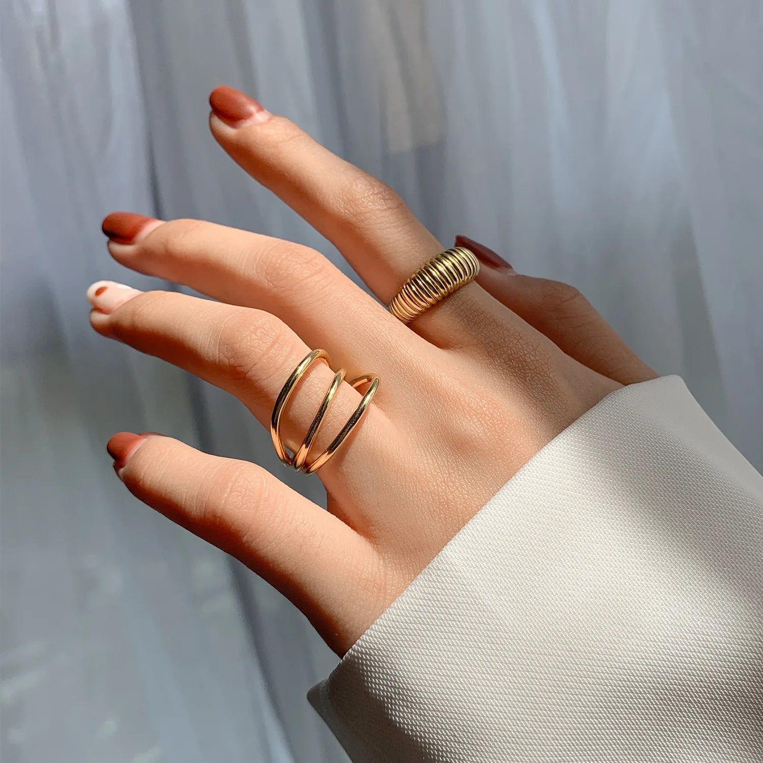 LIVVY three layers Ring