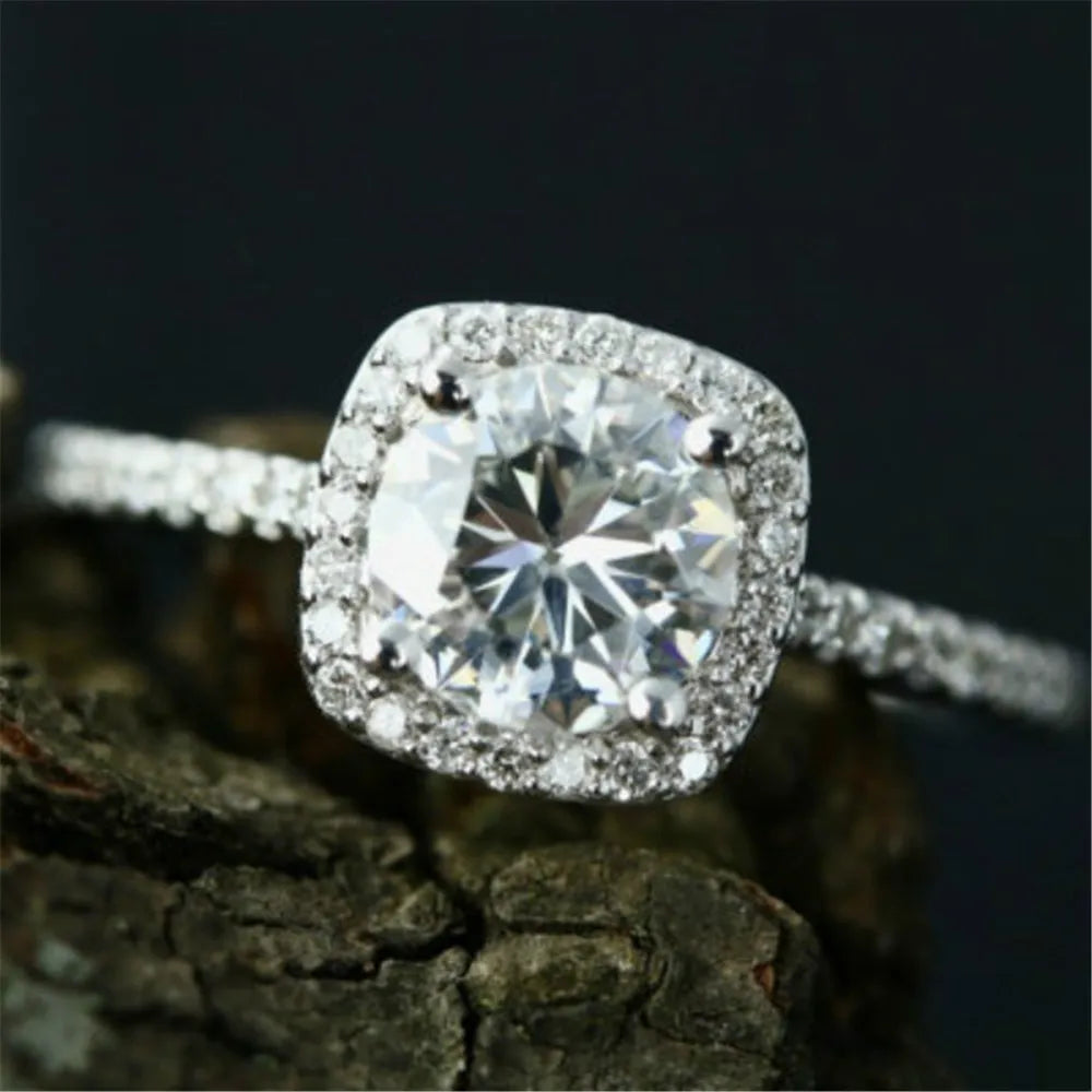 Romantic Vow Sincere Commitment Engagement Rings
