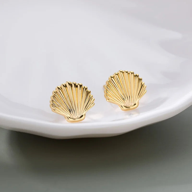 Minimalist Shell Earrings