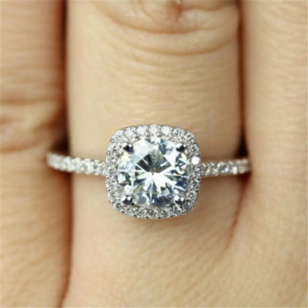 Romantic Vow Sincere Commitment Engagement Rings