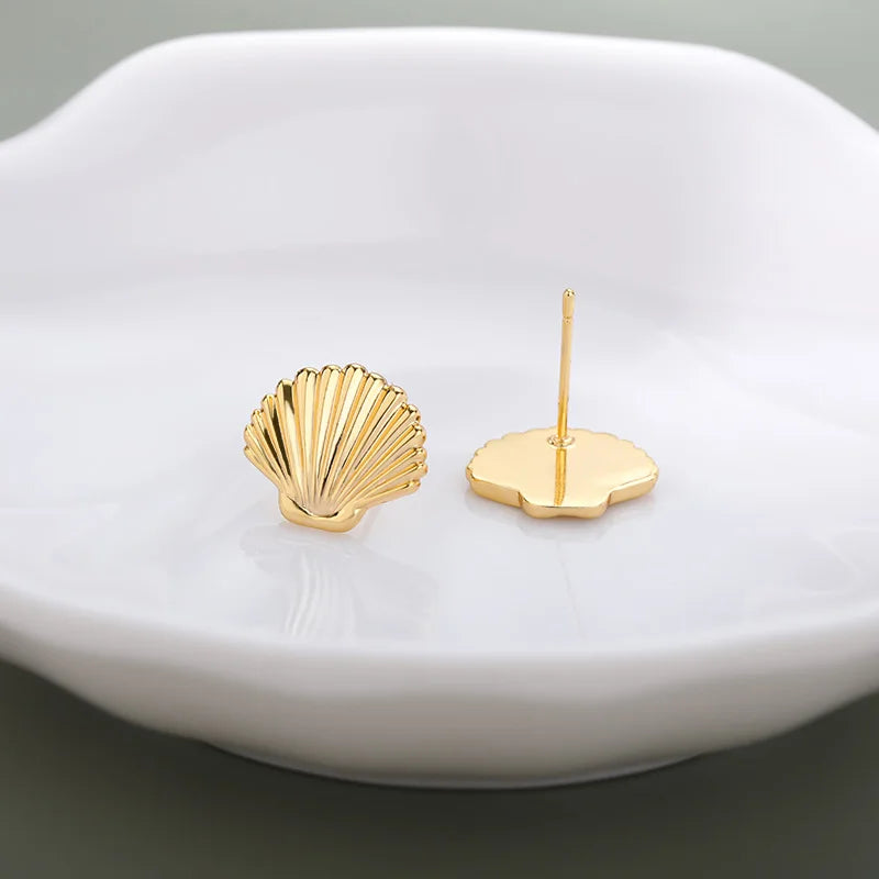 Minimalist Shell Earrings