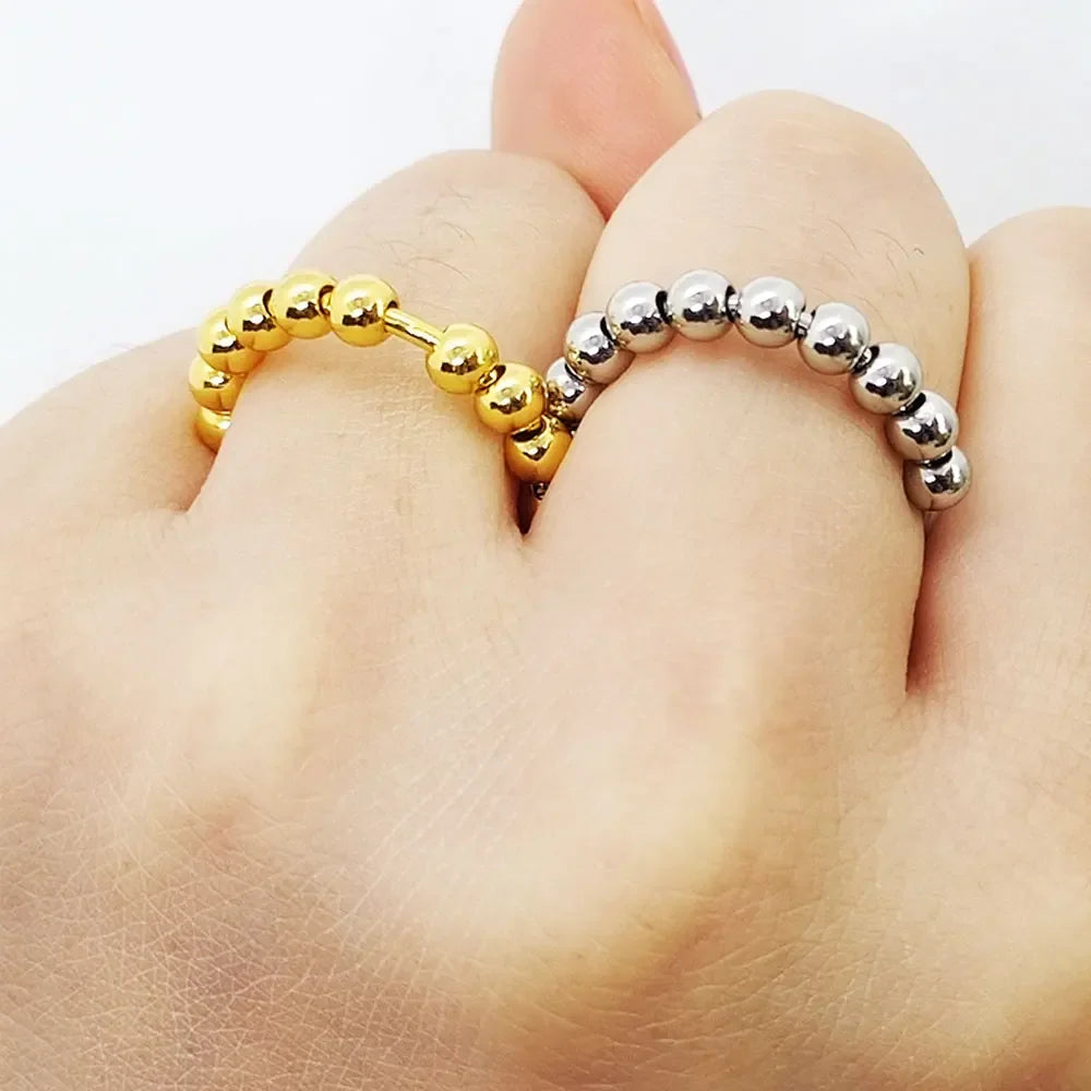 YILUOCD Rotate Beads Ring